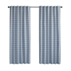 English Elm 1Pc 50X108" Classic Plaid Curtain Panel With Fleece Lining - Versatile, Cozy, And Stylish Decor B035P341195