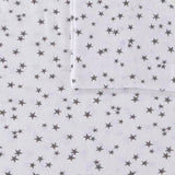 Intelligent Design Cozy Soft Casual Cotton Flannel Printed Sheet Set ID20-1543 Grey Stars