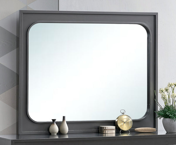 English Elm Milan Modern Bedroom Wall Mirror with Slim Low Profile Crisp Finish for Contemporary Spaces Wenge B078P497942
