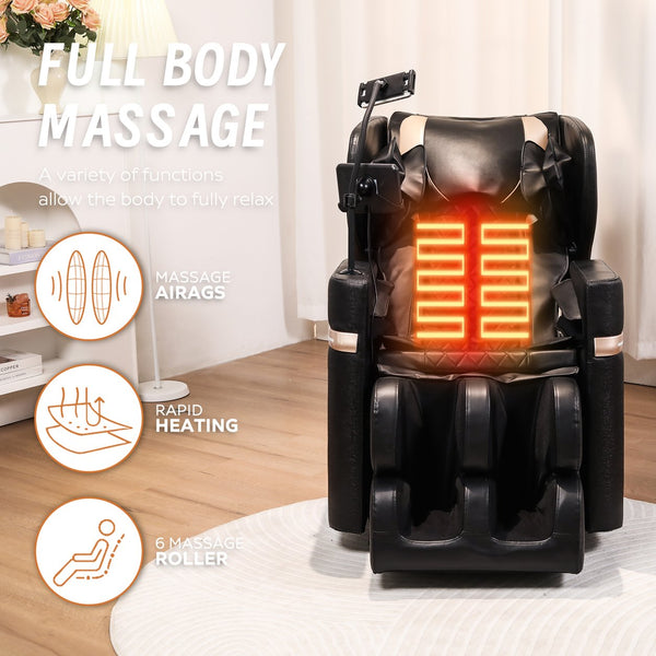 English Elm Massage Chair Recliner For Ultimate Comfort - Zero Gravity With Full Body Air Pressure Relief W1875P300905