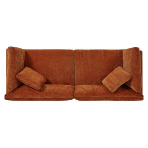 English Elm Christopher Knight Home® - 83.50" Modern Flared Arms Sofa with Chenille Upholstery, High-Density Cushions and Sturdy Legs Caramel N771P345835W
