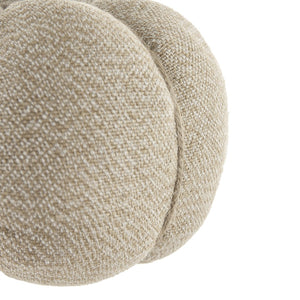 English Elm Set Of 2 Fabric Weighted Pumpkins - Natural Beige Fall Decor For Thanksgiving & Harvest Vignettes W2078P246680-GIGA