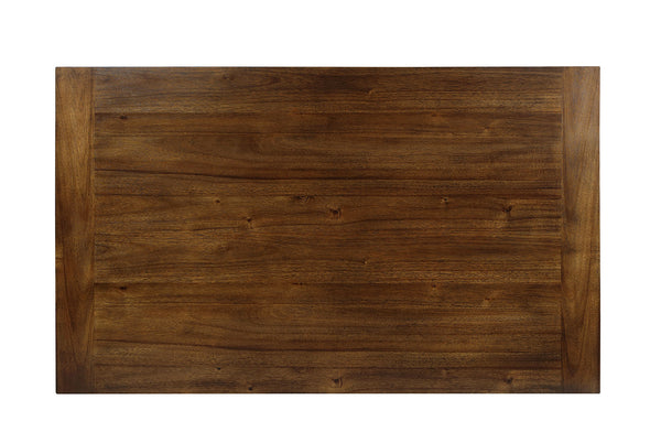 English Elm Transitional Counter Height 3pc Dining Set with USB Charging, Storage Shelves & Padded Seats Beige,Walnut 65 L x 41 W x 12 H B2741P381508