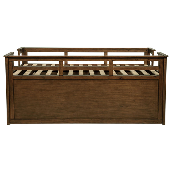 English Elm Starboard Twin Storage Bed with Trundle Pine Frame Cabin Style Kids Room B062S01721