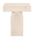 Kiel Side Table Natural 109867 Zuo Modern