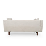 Christopher Knight Home® - Noble House - Mableton Mid-Century Modern Upholstered 3 Seater Sofa