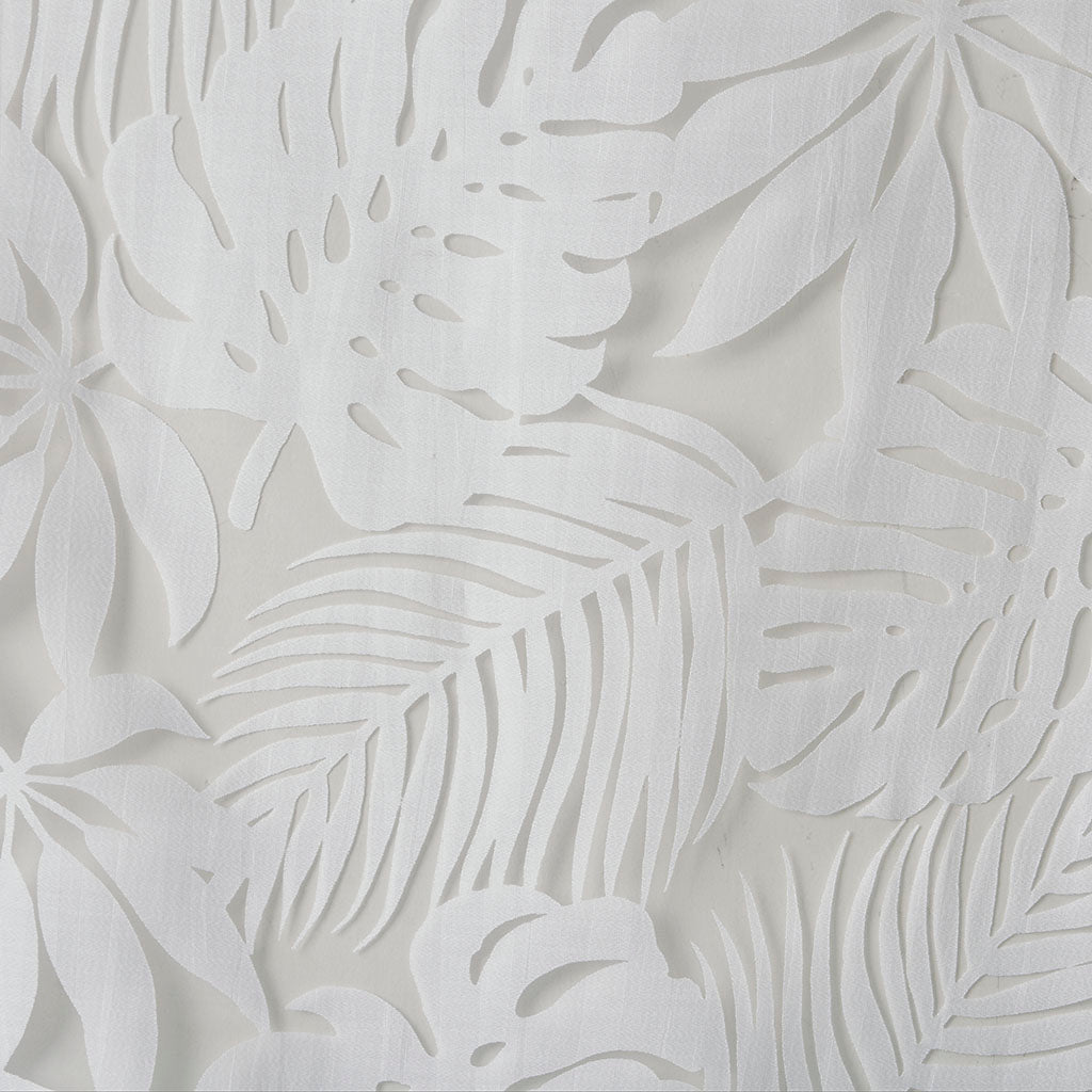 Madison Park Palm Leaf Burnout Window Curtain - Thumbnail 4
