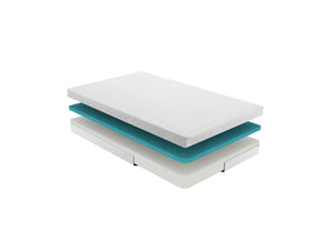 English Elm 6-inch Gel-Infused Memory Foam Twin Mattress with Tencel Cover, 6" Profile, Firm Support, Breathable Comfort B011P248239