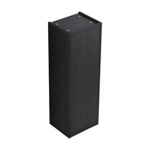 English Elm 12 Inch Narrow Wall Mounted Cabinet Soft Close Door Dark Oak Finish Bathroom Storage W1972P457985