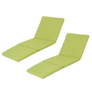 English Elm Christopher Knight Home® - 62575.00CUSH-GRN Luxury Jamaica Lounge Cushion Set — Water-Resistant Outdoor Polyester Comfort Pad Green N775P230064G