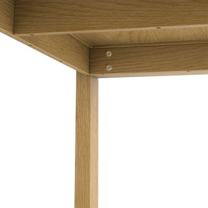 English Elm Wilson Handcrafted Square Dining Table - Elegant Oak Veneer Design For Versatile Everyday Use B136P266894-GIGA