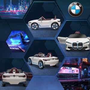 English Elm Aosom Licensed Bmw I4 12v Kids Ride on Car with Remote Suspension and Soft Start W2225P217173