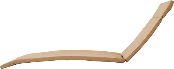 English Elm Christopher Knight Home® - 52005.00Cush-Car Plush Outdoor Chaise Lounge Cushion In Caramel - Weather-Resistant & Secure Fit N775P230263M