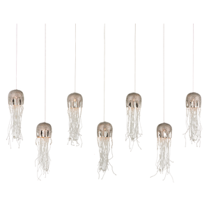 Medusa 30-Light Multi-Drop Pendant Light - Handcrafted Jellyfish-Inspired Design for Elegant Spaces