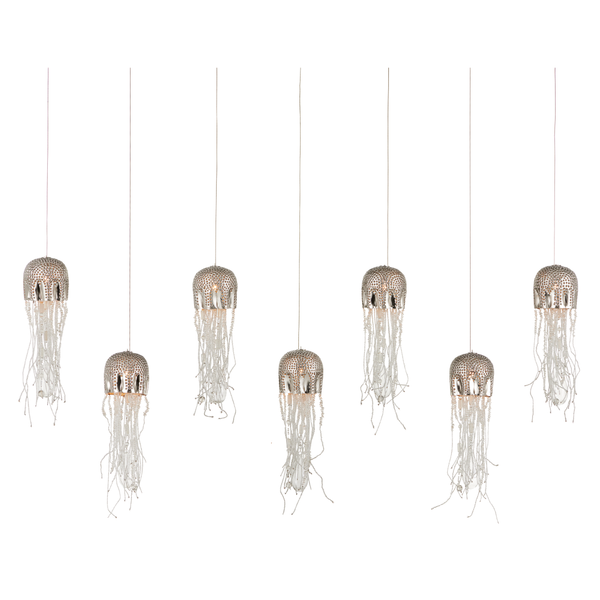 Medusa 30-Light Multi-Drop Pendant Light - Handcrafted Jellyfish-Inspired Design for Elegant Spaces