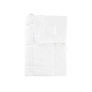 English Elm Down Breathable Nylon-Jersey Down Alternative Blanket — Cool, Silky, Wrinkle-Resistant Microfiber, Noiseless Quilted Twin White 15.75 L x 12.99 W x 6.5 H B035P266702