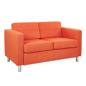 OSP Home Furnishings Pacific LoveSeat Tangerine