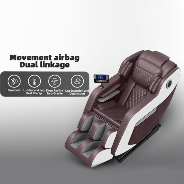 English Elm The Zero Gravity Massage Chair: Full Airbag Coverage, Hip Heating & Foot Massage For Ultimate Relaxation! W3327S00001-GIGA