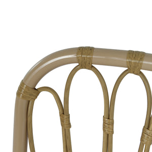 English Elm Christopher Knight Home® - Outdoor Hand-Woven PE Rattan Patio Dining Chairs Set of 2 with Iron Frame 400lb Capacity, No Assembly Required Natural,Yellow N762P236169N