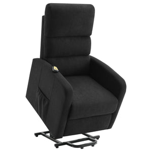 English Elm Royston Channel Back Power Lift Recliner with Remote and Pocket Coil Fabric Seat B062P440092