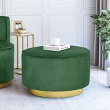 Christopher Knight Home® - Noble House - Croton Modern Glam Velvet Swivel Ottoman