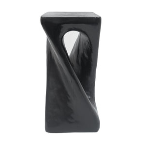 English Elm Christopher Knight Home® - Outdoor Twist Shape Side Table - Lightweight Magnesium Oxide Accent For Patio, Poolside, Or Balcony N770P291498B