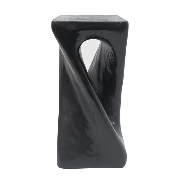 English Elm Christopher Knight Home® - Outdoor Twist Shape Side Table - Lightweight Magnesium Oxide Accent For Patio, Poolside, Or Balcony N770P291498B