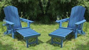 English Elm 2-Piece All-Season Outdoor Lounge Chairs Set For Patios & Gardens – Adjustable, Weather-Resistant Comfort W2085P363118