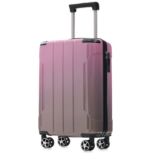 English Elm Luggage 3 Piece Polycarbonate Hardshell Set with Tsa Lock and Spinner Wheels N730P298383P