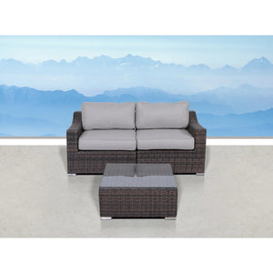 English Elm Lsi Elegant 3-Piece Patio Rattan Set With Plush Cushions – No Assembly, All-Weather Comfort & Style! B120S00072