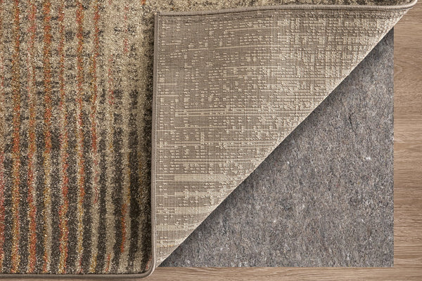 Feizy Rugs Eden Modern Abstract Area Rug - Contemporary Gradient Design For A Stylish Home Retreat Decor Ivory,Taupe,Pink Polypropylene Edn39qpfcrlivyf01