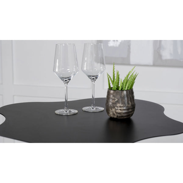 English Elm Fresno Matte Black Metal Cloud Sculptural Bar Table for Home Lounge Cocktail Space B062S01574