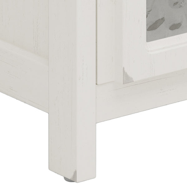 English Elm Christopher Knight Home® - 30 Inches Vintage Rustic Bathroom Vanity With Ceramic Sink, Soft-Close Doors & Antique Bronze Pulls N817P299512W