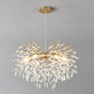 English Elm 10-light Gold Chandelier Seeded Glass Globe Fixture for Dining Room or Kitchen Island W5008P466533
