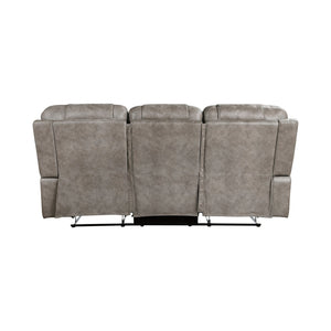 English Elm Modern Dual Reclining Sofa with Pocket Coil Cushions and Microfiber Upholstery B011P228255