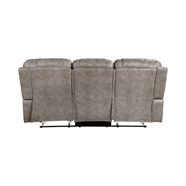 English Elm Modern Dual Reclining Sofa with Pocket Coil Cushions and Microfiber Upholstery B011P228255