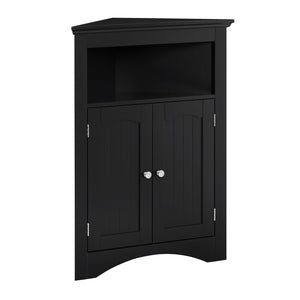 English Elm Sideboard Sideboard Cabinet - Modern Freestanding Corner Storage For Bathroom, Kitchen & Living Room Organization W487P352446-GIGA