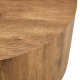 English Elm The Cylindrical Table With Its Patterned Design Can Be Easily Integrated Into A Variety Of Interior Styles, From Coffee Tables To Small Dining Tables, Workbenches Or Makeshift Writing Desks.