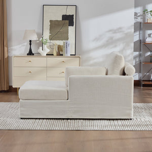 English Elm 31.69" Modular Chenille Sofa Bed with Pocketed Springs for Studio or Bedroom Use W3189P438356