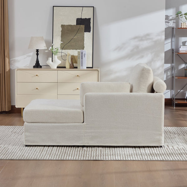 English Elm 31.69" Modular Chenille Sofa Bed with Pocketed Springs for Studio or Bedroom Use W3189P438356