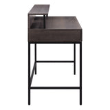 OSP Home Furnishings Contempo 40" Desk Brown