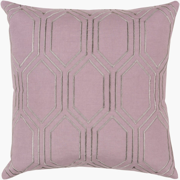 Surya Skyline Woven Linen Accent Pillow Organic Textured Square Throw for Sofa or Bed BA004-2020P