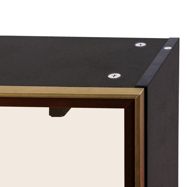 English Elm Large-capacity Wall Cabinet Matte Black Up-flip Door Spice Storage for Modern Kitchens W331P379953