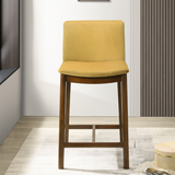 English Elm Ashcroft Furniture - Shannon Counter Chair In Dark Yellow Velvet