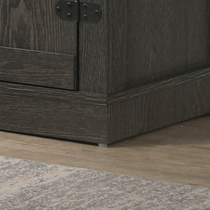 English Elm Salerno Farmhouse Media Console with Barn Doors Open Shelves and Cable Management B2749P413246