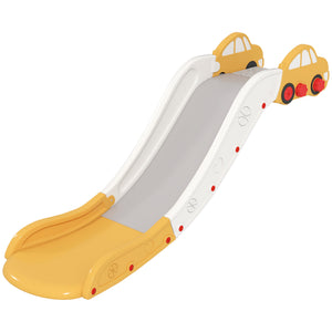 English Elm Qaba 63 Inch Hdpe Indoor Toddler Slide Attaches to Sofa or Bed Safe Fun Yellow W2225P249782