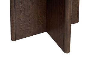 English Elm Beautifully Round Dining Table 54" RD Rich Woodgrain Finish Pedestal Base Modern Classic Brown Elegance B2741P294666