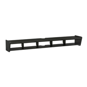 English Elm Walker Edison - Modern Wall-Mounted Floating TV Stand Coastal Oak – Minimalist MDF Shelf for TVs up to 70", 5 Cubby Storage, Cord Management, Hardware Included Black 69 L x 14 W x 4 H B185P168909