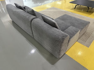 English Elm Cloud boneless sofa with anti-slip base, memory foam deep-seat modular sleeper, storage pocket comfort LIGHT GREY W861S00015
