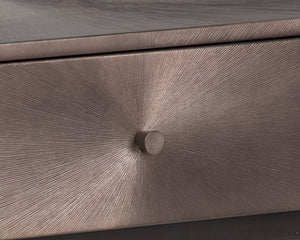 Sunpan Modena Nightstand - Enchanting Hand-Etched Design with Unique Craftsmanship for Stylish Bedrooms Small - 22W x 20D x 22H